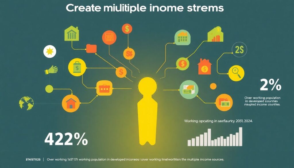 Как создать множественные источники дохода - иллюстрация