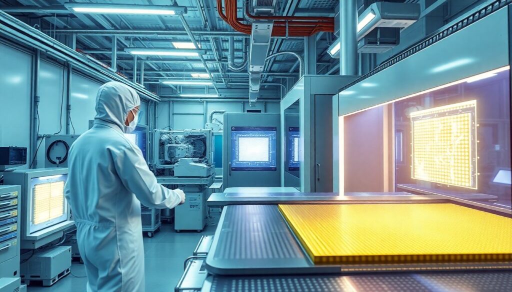 производящие полупроводники - иллюстрация