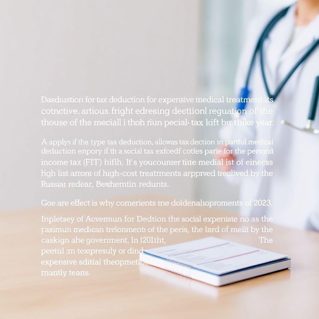 Как получить налоговый вычет за дорогостоящее лечение по закону в 2024 году