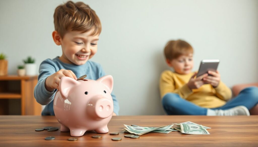 Как научить своего ребенка копить деньги - иллюстрация