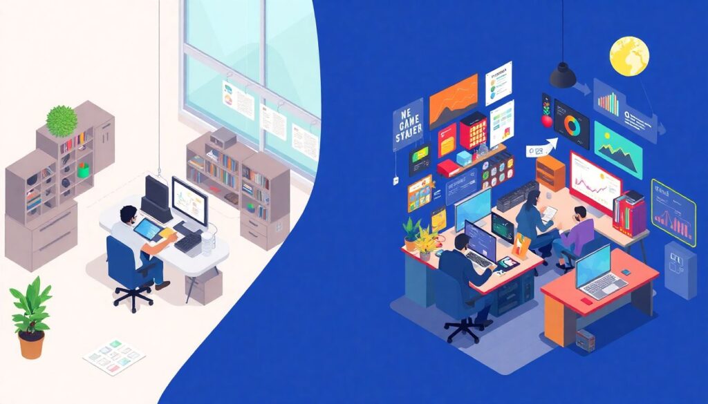 Инвестиции в игровую индустрию (геймдев) - иллюстрация