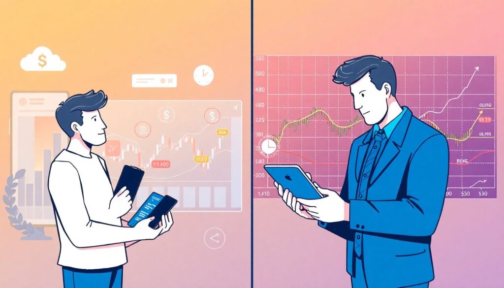 Инвестиции в акции компаний - иллюстрация