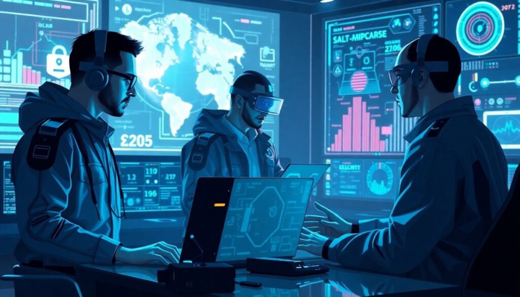 занимающихся кибербезопасностью - иллюстрация