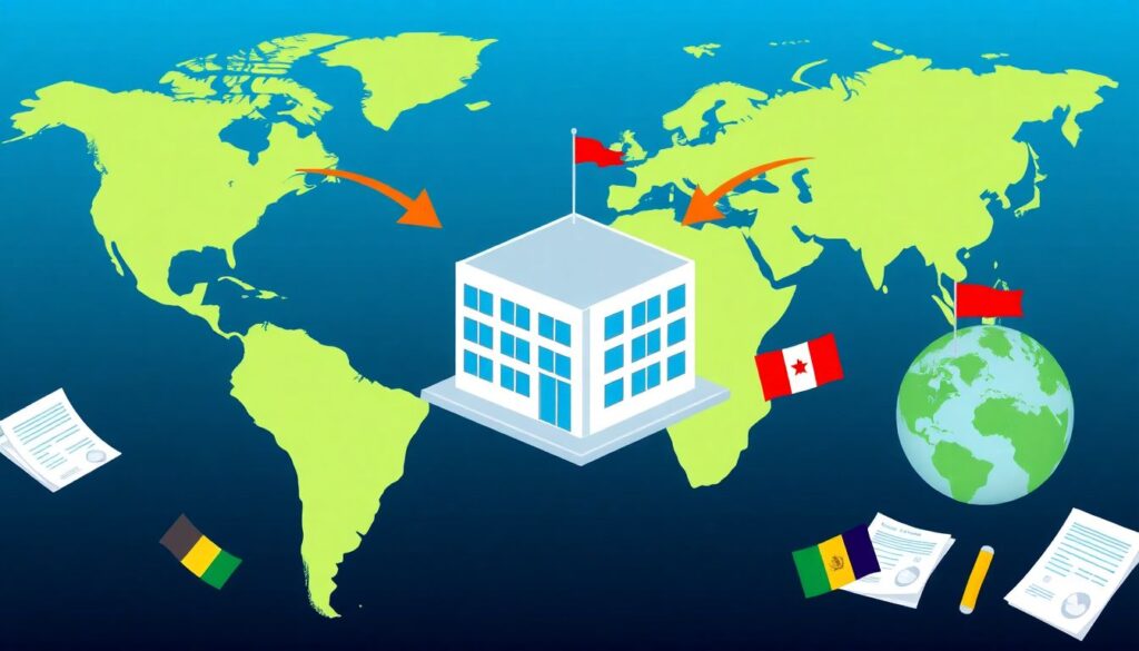 Что такое редомициляция компании - иллюстрация