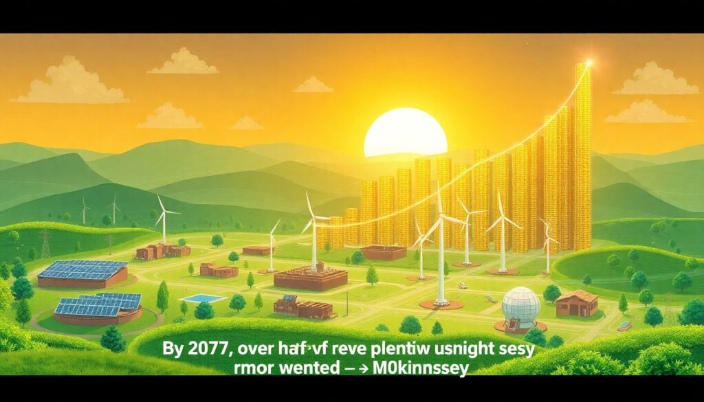 Инвестиции в сектор чистой энергетики - иллюстрация