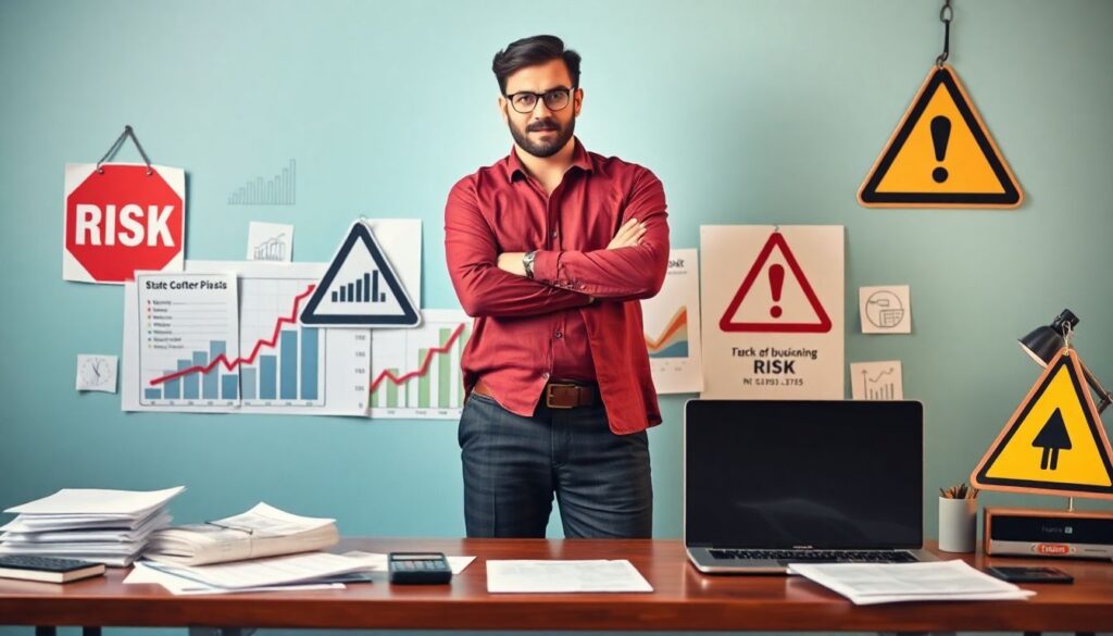 Финансовые риски при открытии собственного дела - иллюстрация