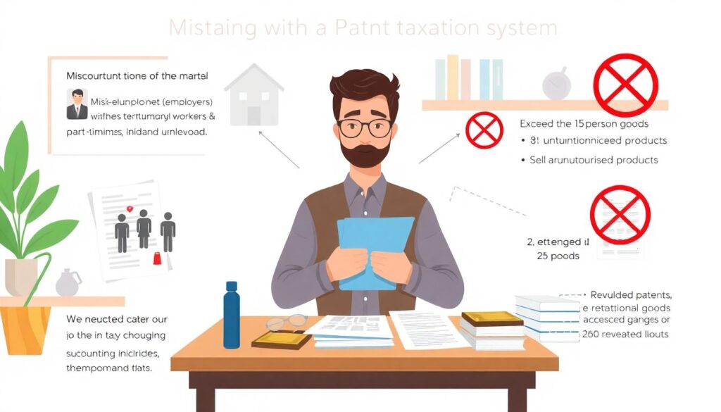 Налог на патент для розничной торговли - иллюстрация