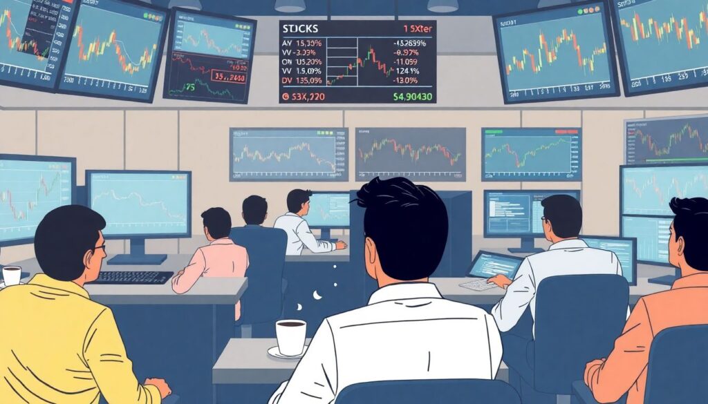 Что такое коррекция и обвал на фондовом рынке - иллюстрация