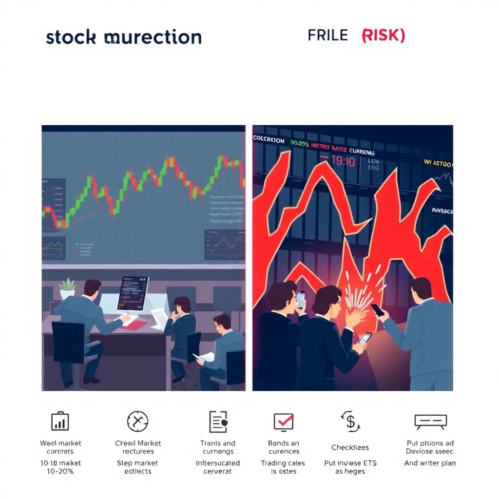Что такое коррекция и обвал на фондовом рынке и как на них заработать
