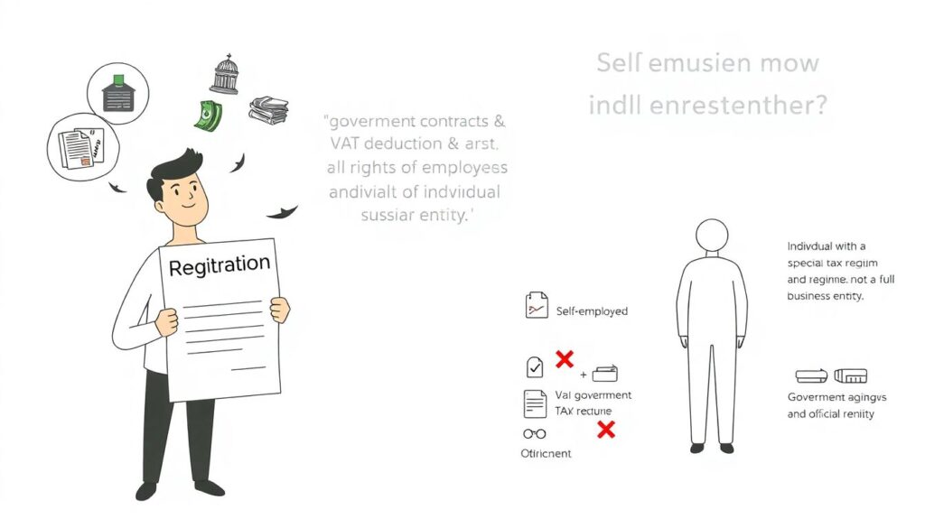 если ты самозанятый - иллюстрация