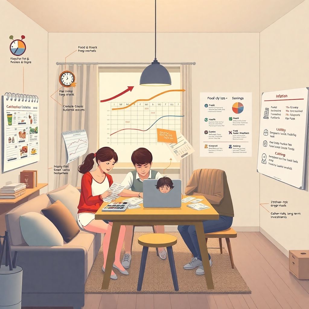 Инфляция и семейный бюджет: как учитывать рост цен и защитить сбережения