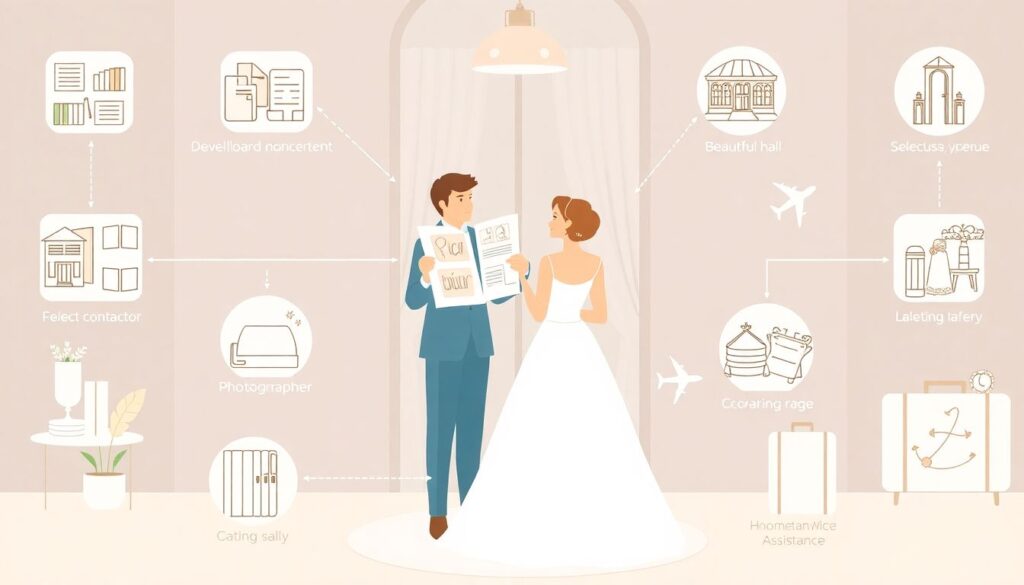 Как составить бюджет на свадьбу - иллюстрация