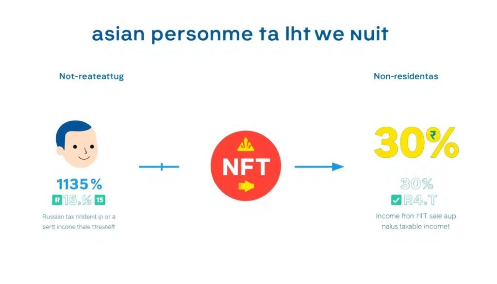 Налог на доход от продажи цифровых товаров (NFT) - иллюстрация
