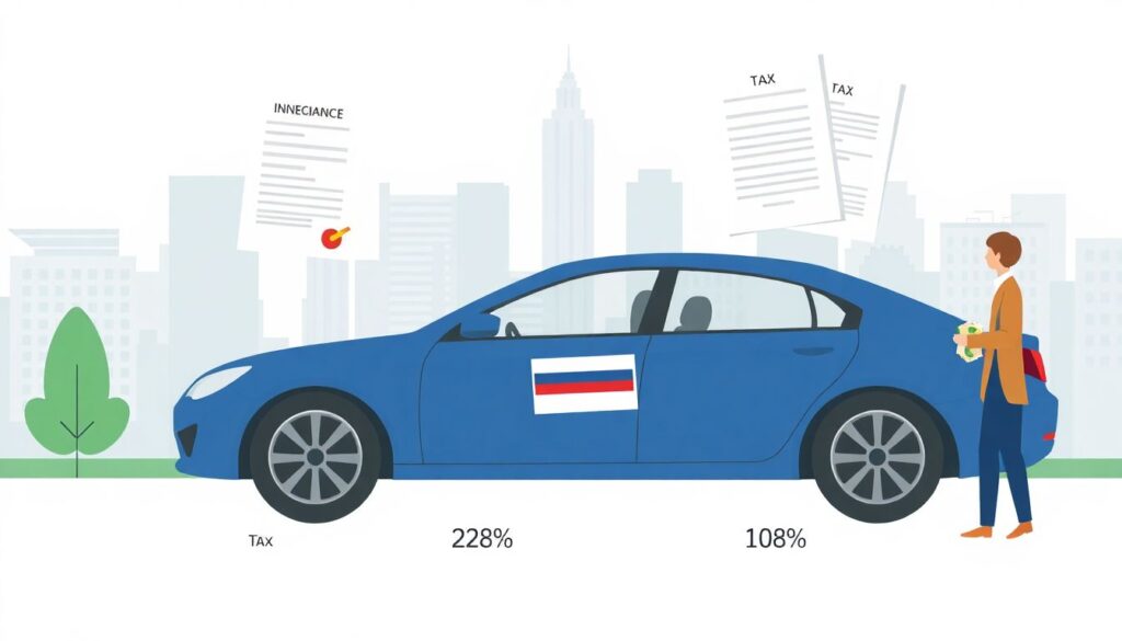 Налог на продажу унаследованного автомобиля - иллюстрация