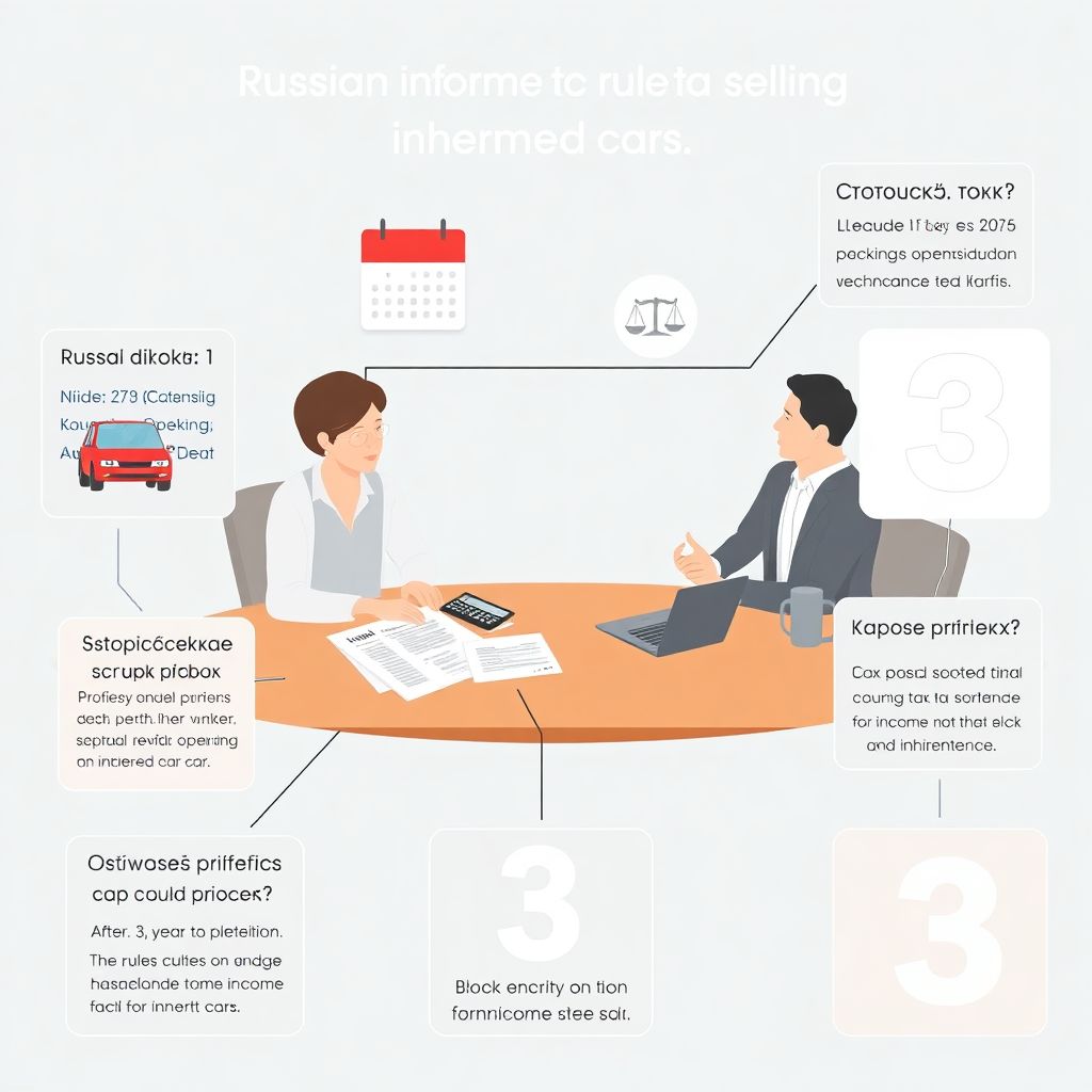 Налог на продажу унаследованного автомобиля: как платить и что учитывать