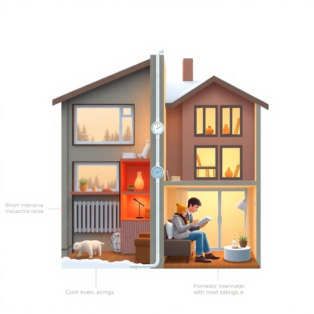 Как зимой тратить на отопление меньше и не мёрзнуть: инженерный подход