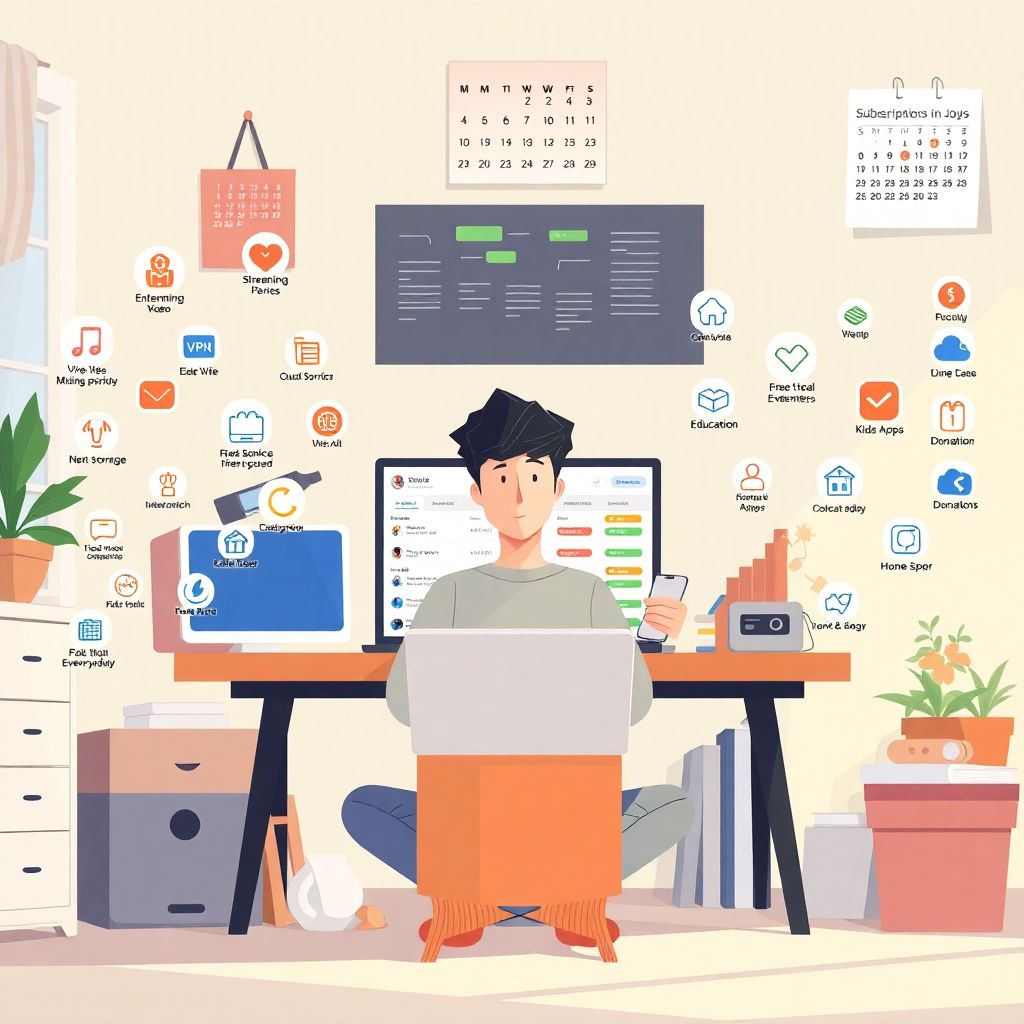 как вести учет подписок на сервисы и развлечения и экономить деньги каждый месяц